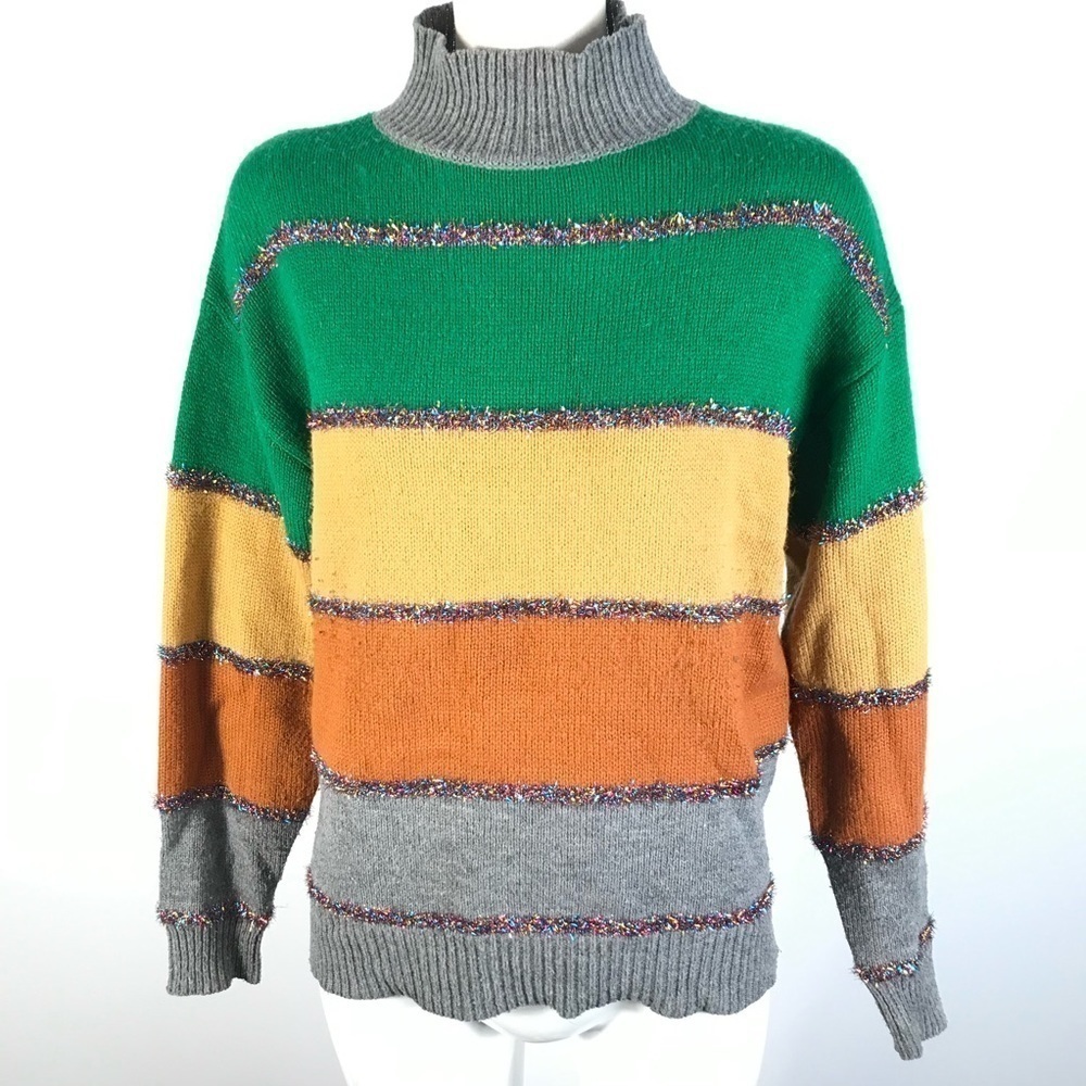 Code Mode  sweater Color block